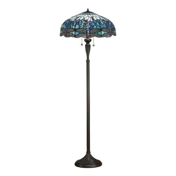 Endon 64069 - Lattialamppu SUDENKORENTO 2xE27/60W/230V halkaisija 50 cm