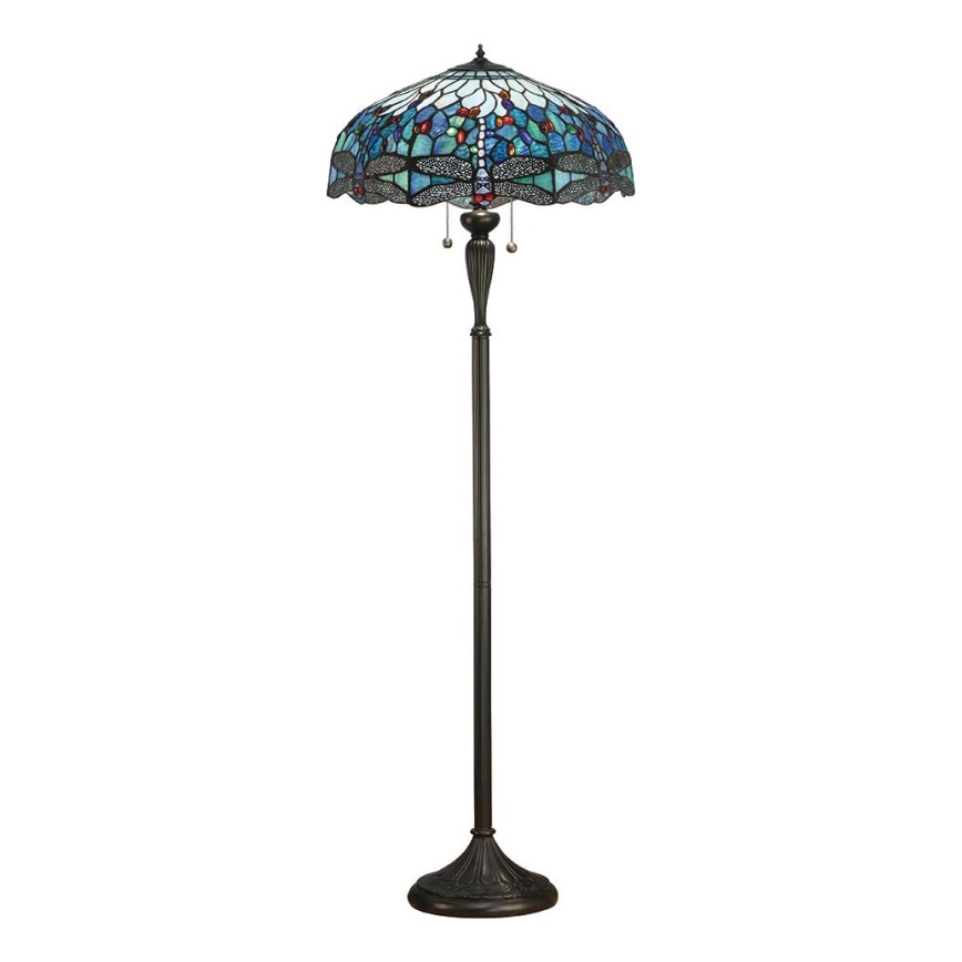 Endon 64069 - Lattialamppu SUDENKORENTO 2xE27/60W/230V halkaisija 50 cm