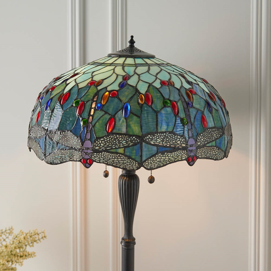 Endon 64069 - Lattialamppu SUDENKORENTO 2xE27/60W/230V halkaisija 50 cm