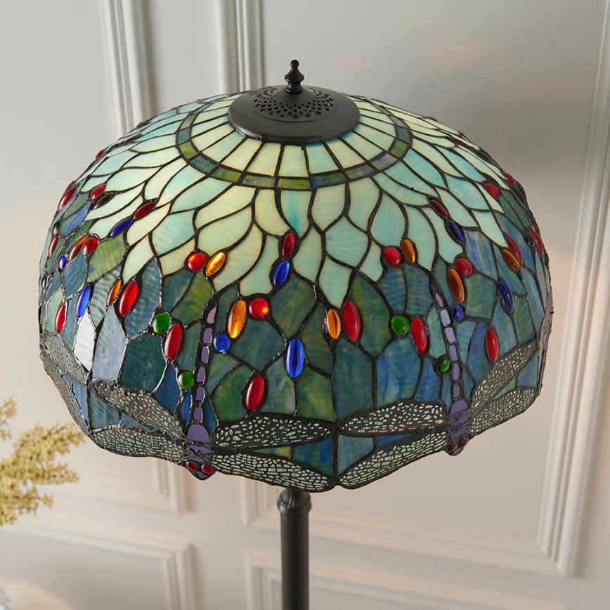 Endon 64069 - Lattialamppu SUDENKORENTO 2xE27/60W/230V halkaisija 50 cm