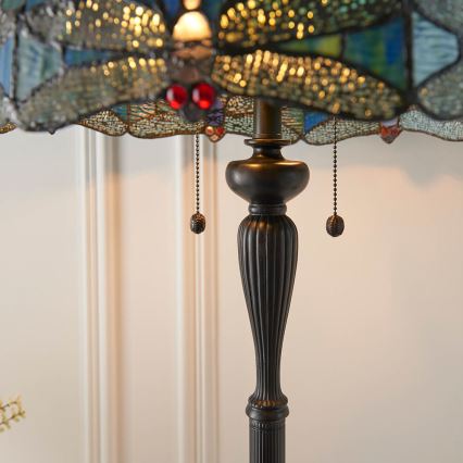 Endon 64069 - Lattialamppu SUDENKORENTO 2xE27/60W/230V halkaisija 50 cm