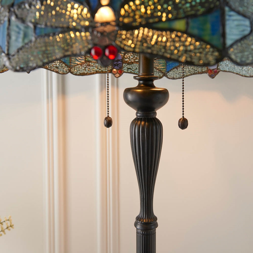 Endon 64069 - Lattialamppu SUDENKORENTO 2xE27/60W/230V halkaisija 50 cm