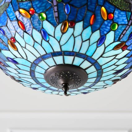 Endon 64075 - Kattokruunu ketjulla DRAGONFLY 3xE27/60W/230V Ø 41 cm