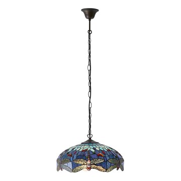 Endon 64080 - Ketjulla roikkuva kattokruunu DRAGONFLY 3xE27/60W/230V Ø 41 cm
