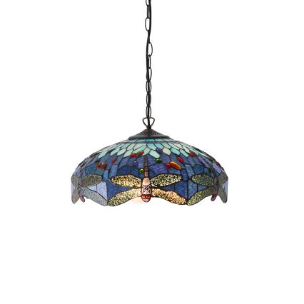 Endon 64080 - Ketjulla roikkuva kattokruunu DRAGONFLY 3xE27/60W/230V Ø 41 cm