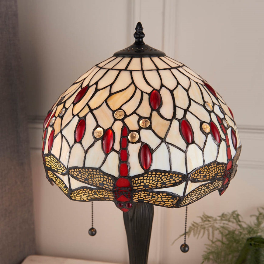 Endon 64086 - Pöytävalaisin SUDENKORENTO 2xE27/60W/230V halkaisija 30 cm