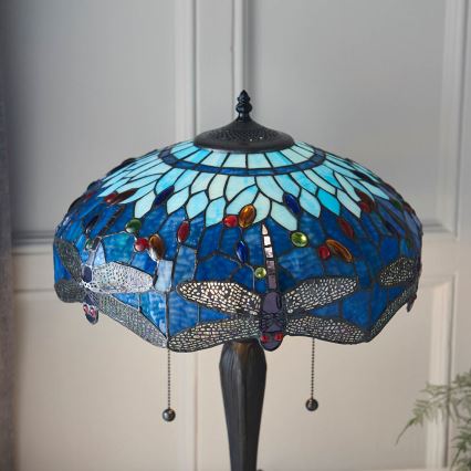 Endon 64089 - Pöytävalaisin SUDENKORENTO 2xE27/60W/230V halkaisija 41 cm