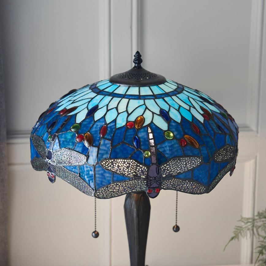 Endon 64089 - Pöytävalaisin SUDENKORENTO 2xE27/60W/230V halkaisija 41 cm