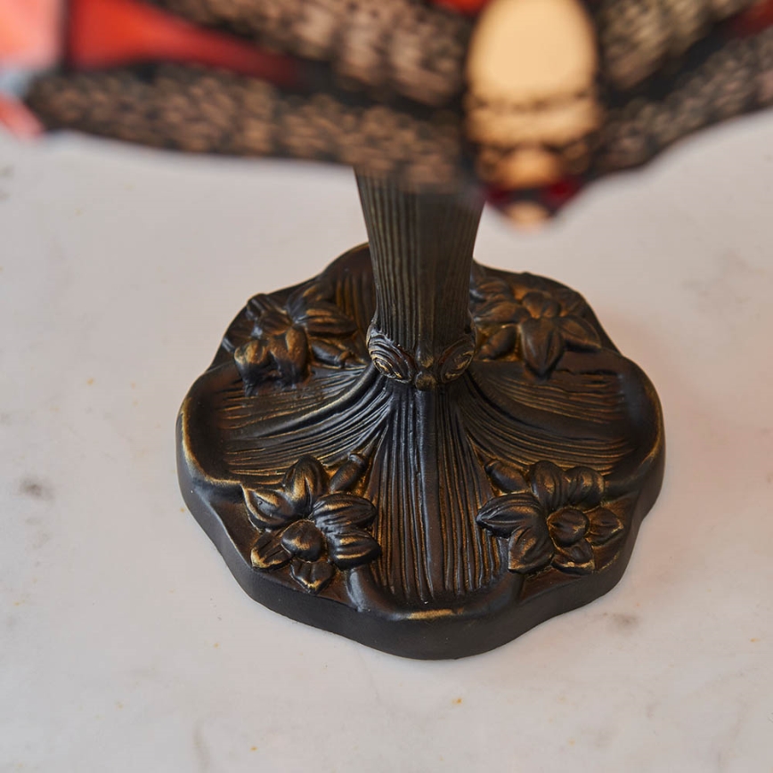 Endon 64091 - Pöytälamppu Tiffany DRAGONFLY 1xE14/40W/230V halkaisija 20 cm