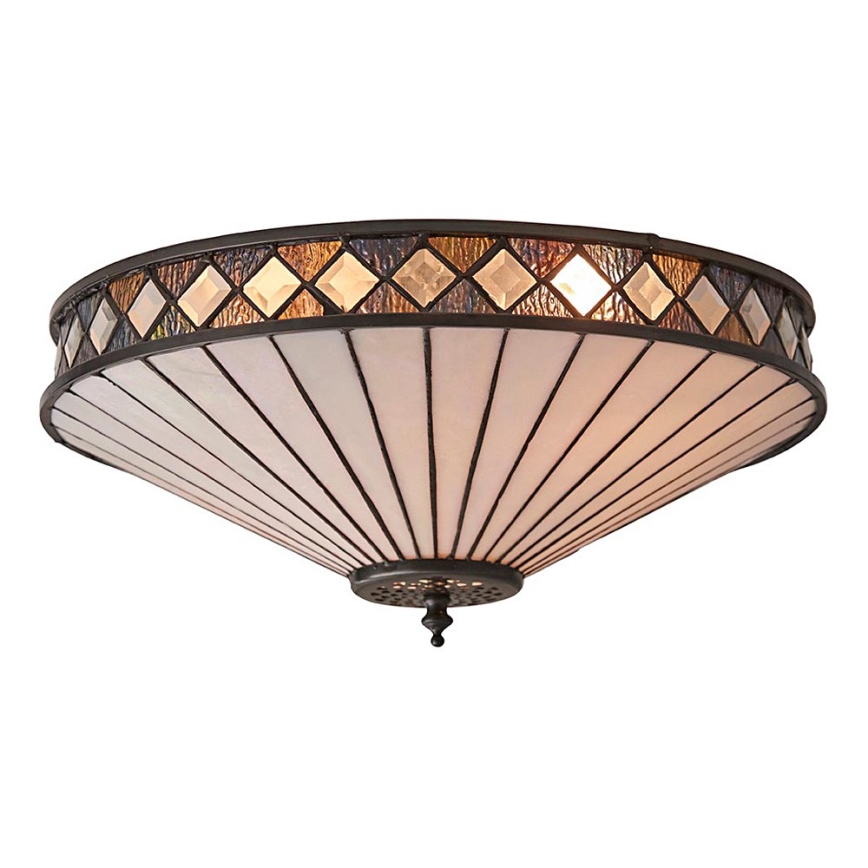 Endon 64145 - Kattovalo FARGO 2xE27/60W/230V halkaisija 41,5 cm