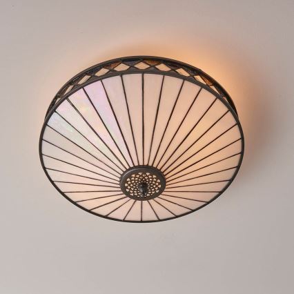 Endon 64145 - Kattovalo FARGO 2xE27/60W/230V halkaisija 41,5 cm