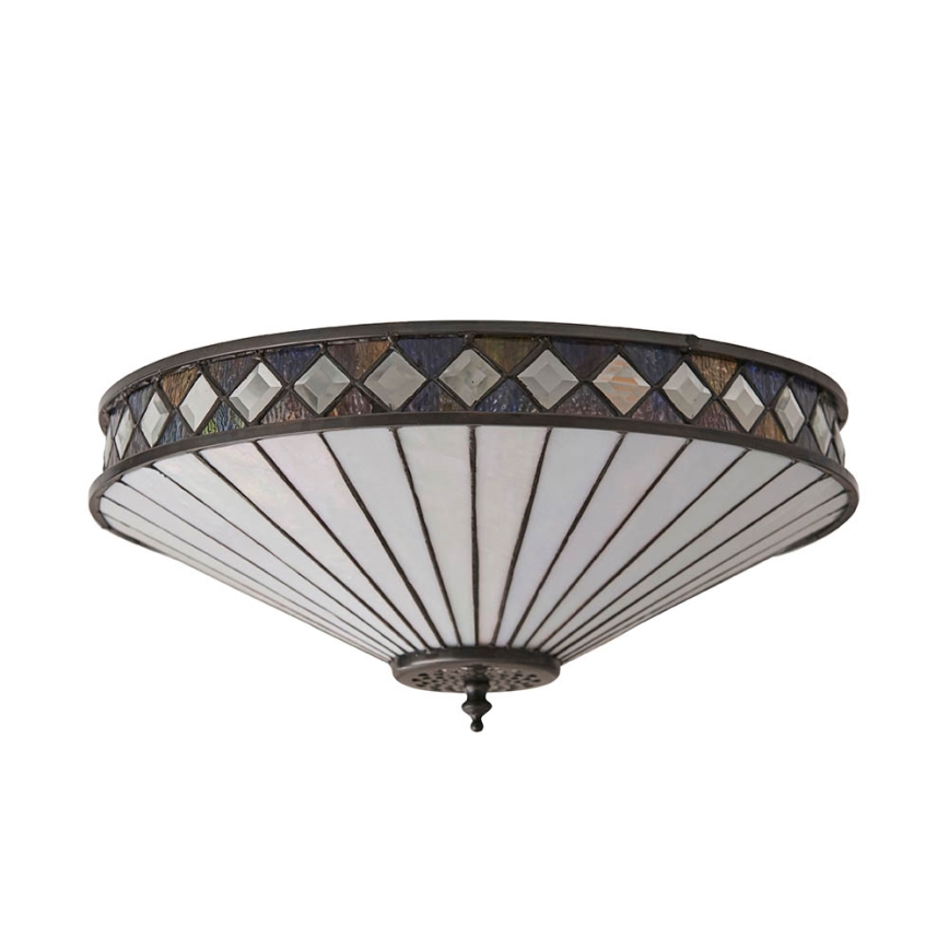 Endon 64145 - Kattovalo FARGO 2xE27/60W/230V halkaisija 41,5 cm