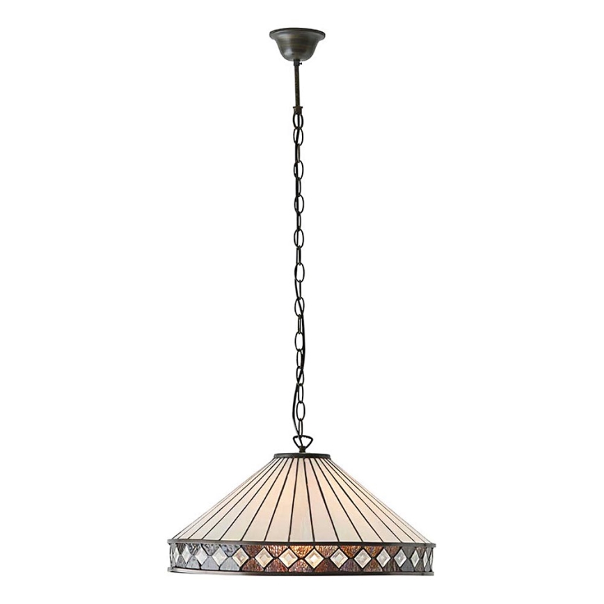 Endon 64147 - Kattokruunu ketjussa FARGO 1xE27/60W/230V halkaisija 50 cm