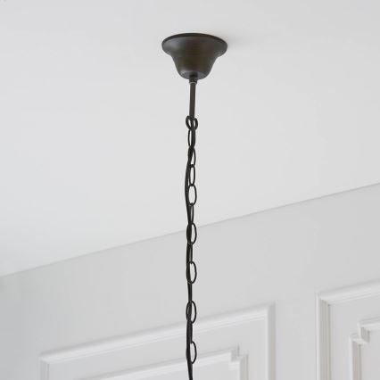 Endon 64147 - Kattokruunu ketjussa FARGO 1xE27/60W/230V halkaisija 50 cm
