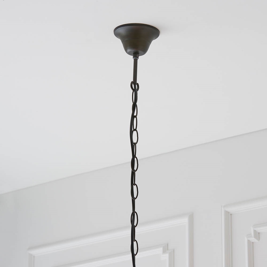 Endon 64147 - Kattokruunu ketjussa FARGO 1xE27/60W/230V halkaisija 50 cm