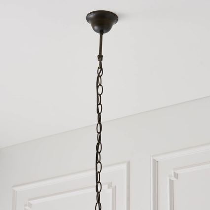 Endon 64162 - Kattokruunu ketjussa HECTOR 1xE27/60W/230V halkaisija 40 cm