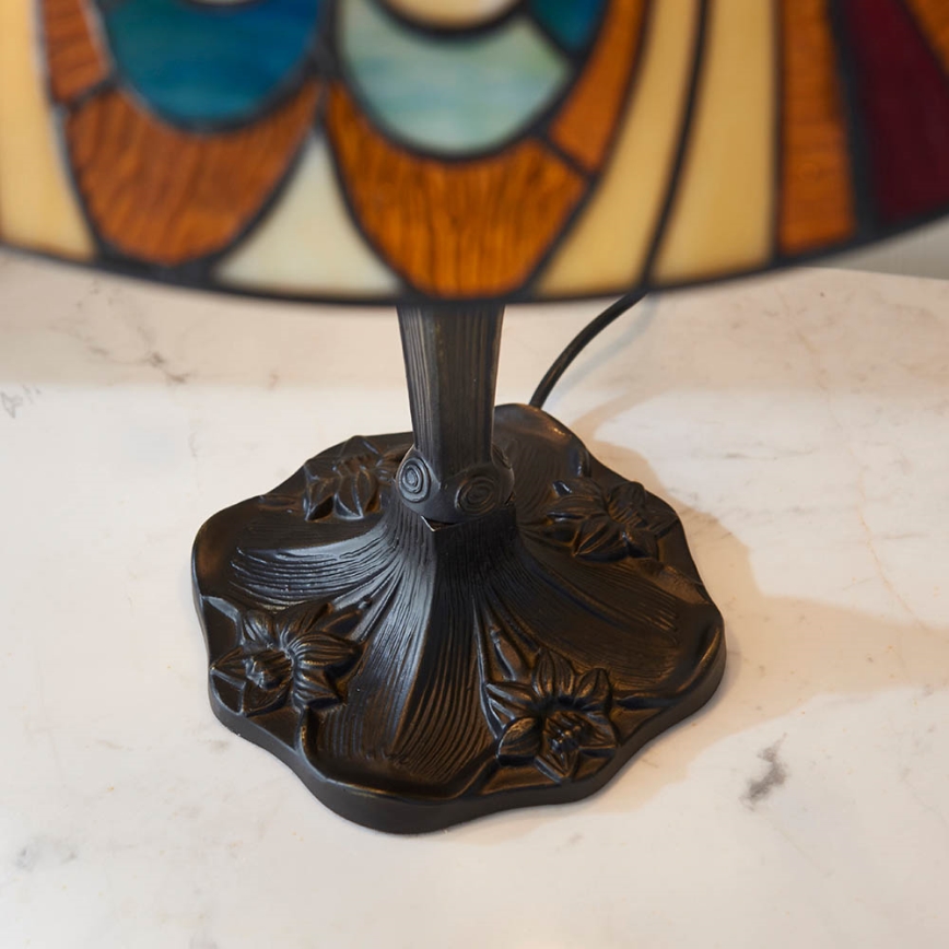 Endon 64163 - HECTOR-pöytävalaisin 2xE27/60W/230V, halkaisija 40 cm