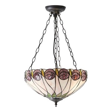 Endon 64175 - Kattokruunu ketjussa HUTCHINSON 3xE27/60W/230V halkaisija 40 cm