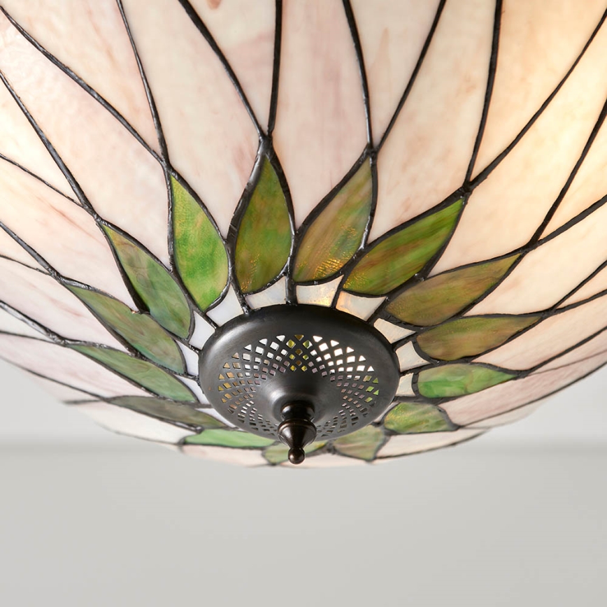 Endon 64175 - Kattokruunu ketjussa HUTCHINSON 3xE27/60W/230V halkaisija 40 cm
