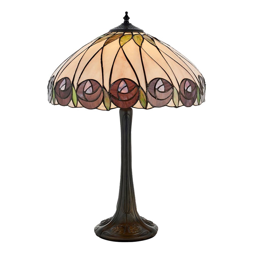 Endon 64177 - Pöytävalaisin HUTCHINSON 1xE27/60W/230V halkaisija 40 cm