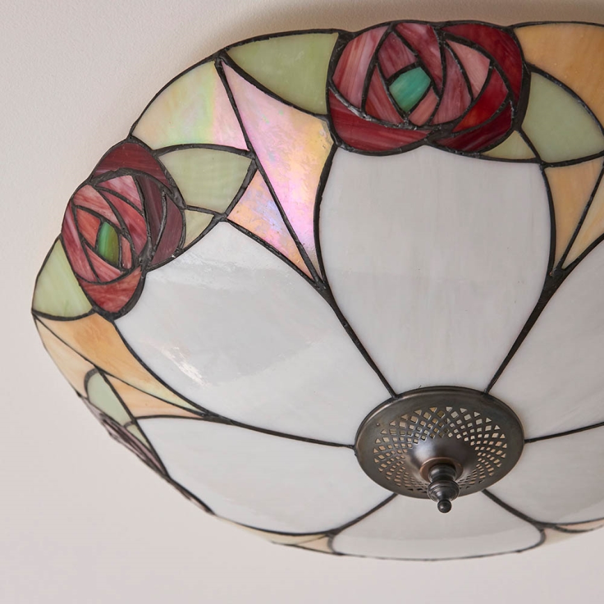 Endon 64182 - Kattovalo INGRAM 2xE27/60W/230V halkaisija 45 cm
