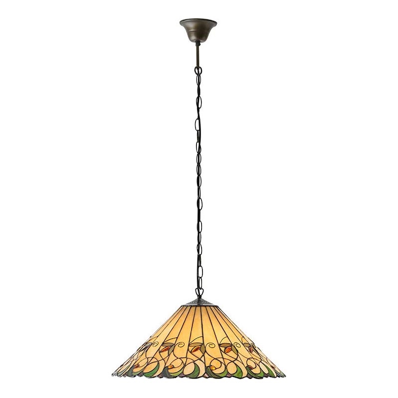 Endon 64194 - Kattokruunu ketjussa JAMELIA 3xE27/60W/230V halkaisija 50 cm