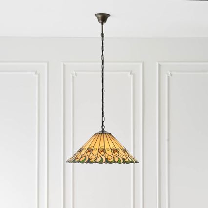 Endon 64194 - Kattokruunu ketjussa JAMELIA 3xE27/60W/230V halkaisija 50 cm