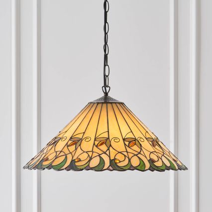 Endon 64194 - Kattokruunu ketjussa JAMELIA 3xE27/60W/230V halkaisija 50 cm