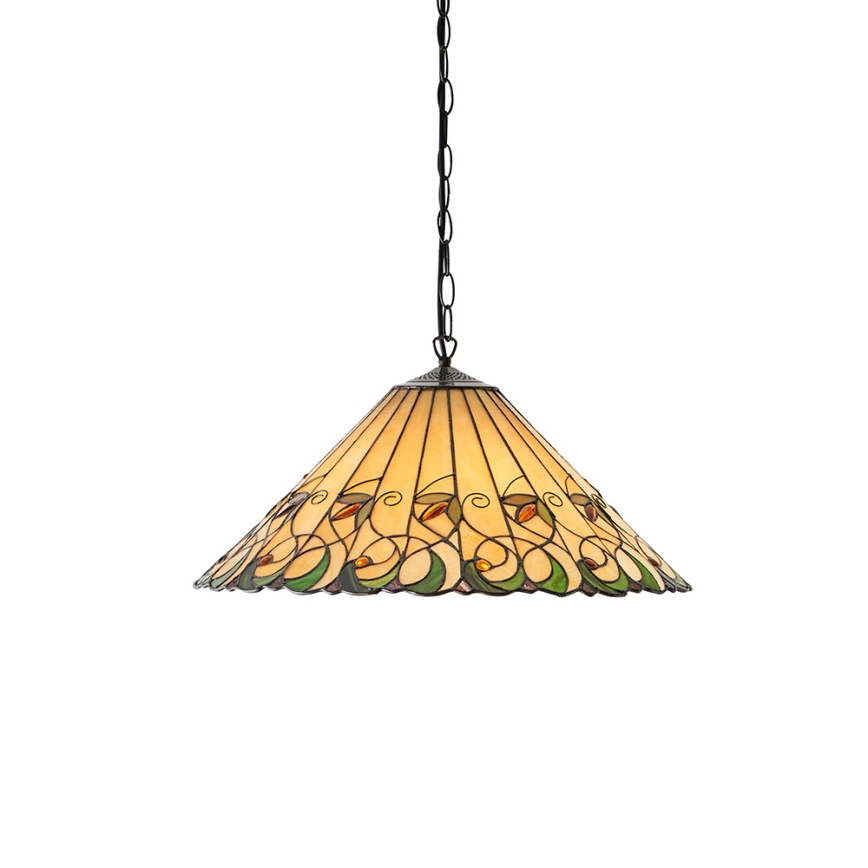 Endon 64194 - Kattokruunu ketjussa JAMELIA 3xE27/60W/230V halkaisija 50 cm