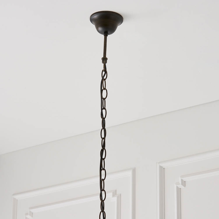 Endon 64194 - Kattokruunu ketjussa JAMELIA 3xE27/60W/230V halkaisija 50 cm