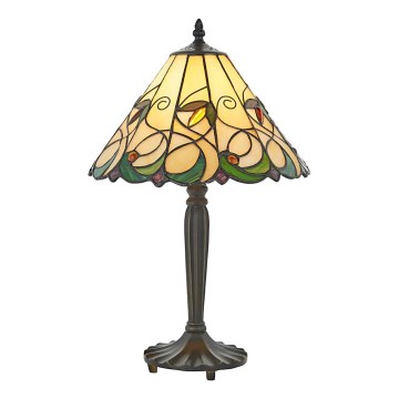 Endon 64195 - Pöytälamppu JAMELIA 1xE27/60W/230V, halkaisija 31 cm