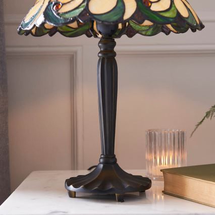 Endon 64195 - Pöytälamppu JAMELIA 1xE27/60W/230V, halkaisija 31 cm