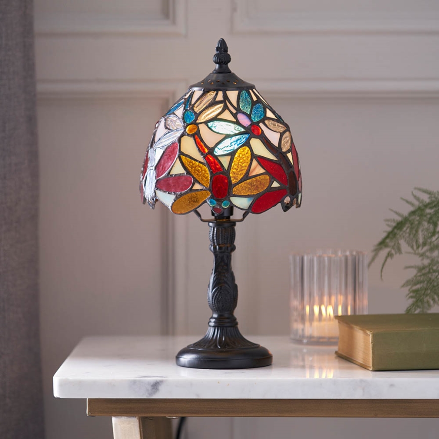 Endon 64246 - Pöytävalaisin LORETTE 1xE14/40W/230V halkaisija 15 cm