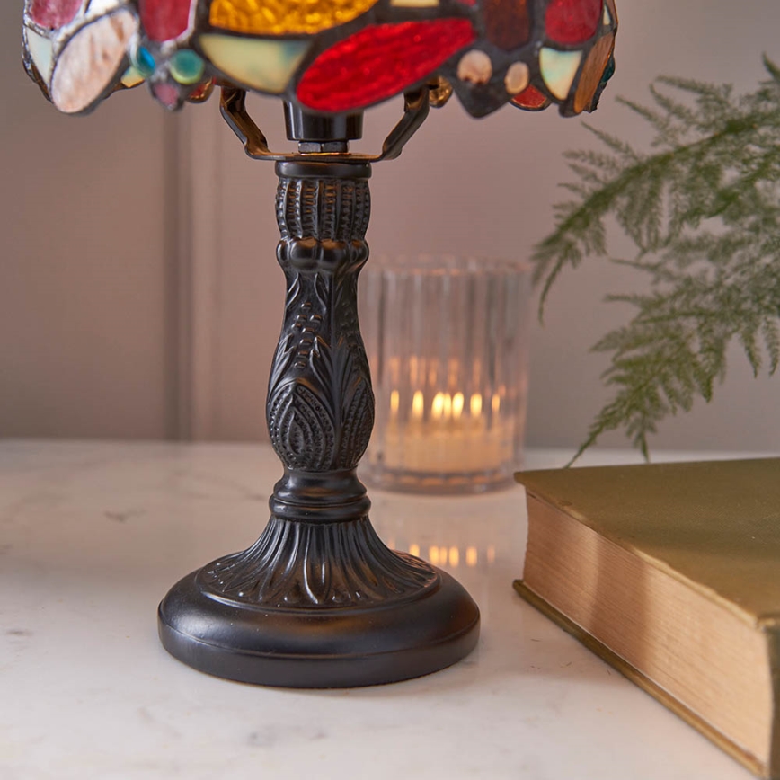 Endon 64246 - Pöytävalaisin LORETTE 1xE14/40W/230V halkaisija 15 cm
