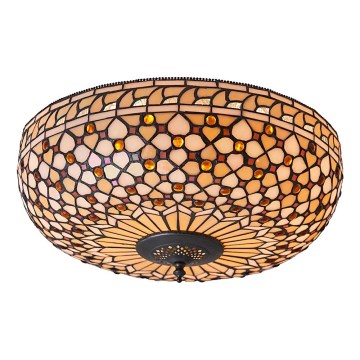 Endon 64276 - Kattovalo MILLE FEUX 2xE27/60W/230V halkaisija 45 cm