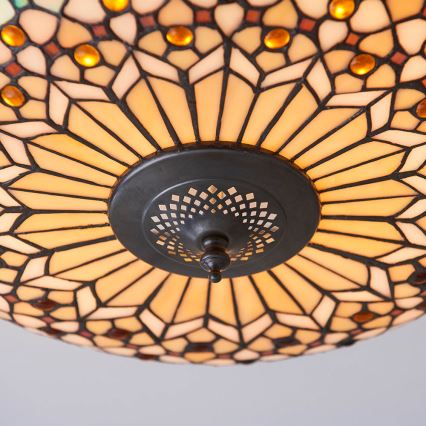 Endon 64276 - Kattovalo MILLE FEUX 2xE27/60W/230V halkaisija 45 cm