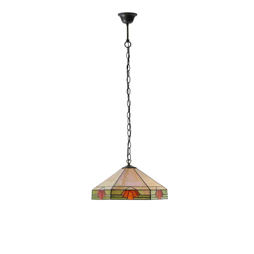 Endon 64285 - Kattokruunu ketjussa NEVADA 1xE27/60W/230V halkaisija 35 cm
