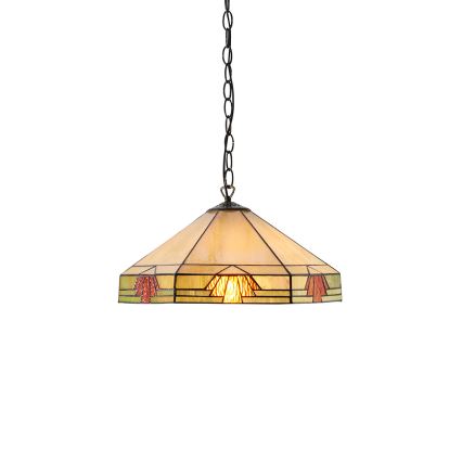 Endon 64285 - Kattokruunu ketjussa NEVADA 1xE27/60W/230V halkaisija 35 cm