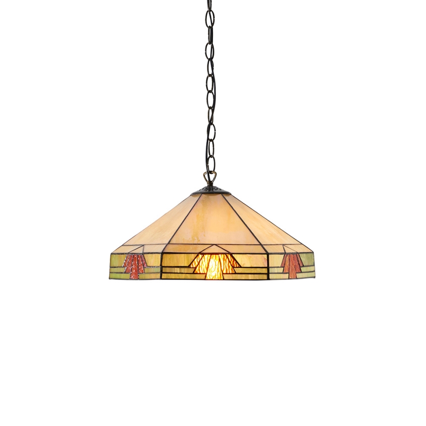 Endon 64285 - Kattokruunu ketjussa NEVADA 1xE27/60W/230V halkaisija 35 cm