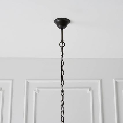 Endon 64285 - Kattokruunu ketjussa NEVADA 1xE27/60W/230V halkaisija 35 cm