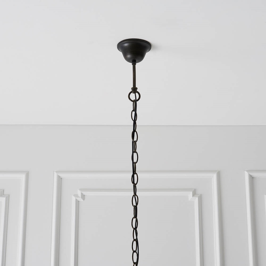 Endon 64285 - Kattokruunu ketjussa NEVADA 1xE27/60W/230V halkaisija 35 cm
