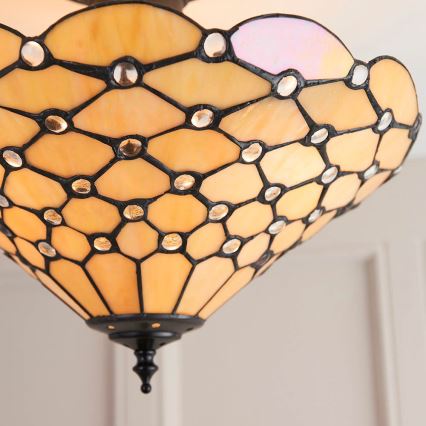 Endon 64300 - Kiinteä kattokruunu PEARL 3xE27/60W/230V halkaisija 37 cm
