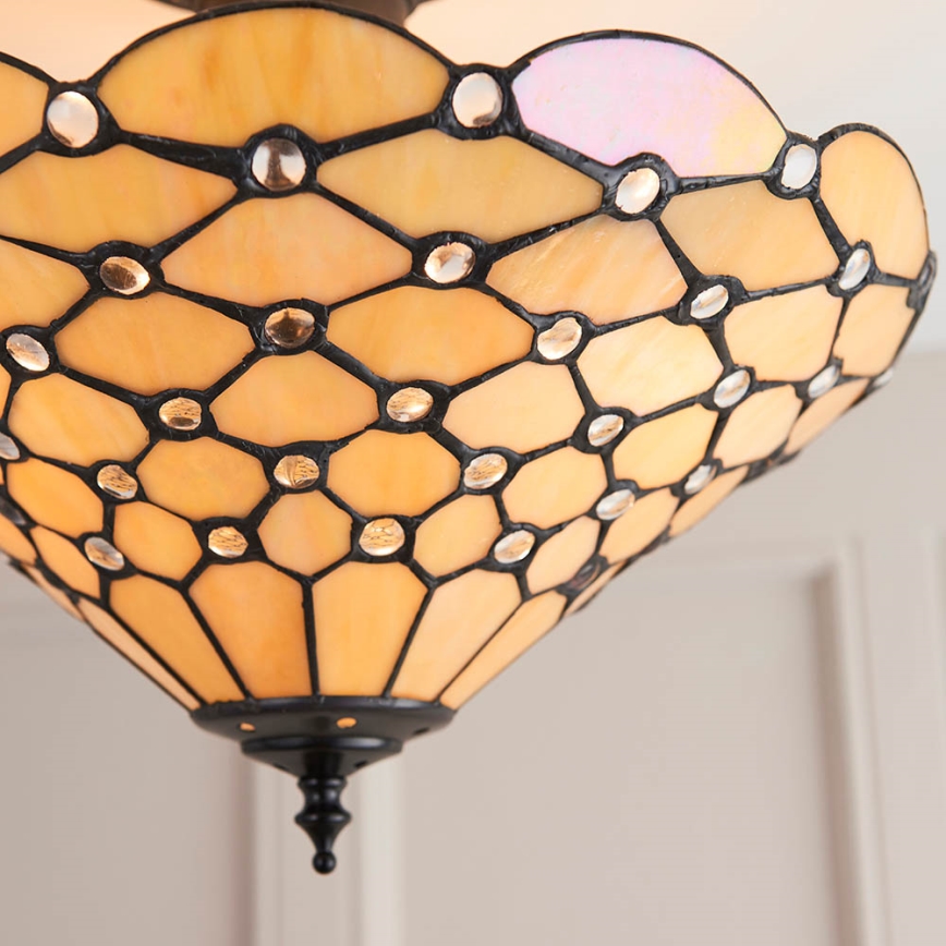 Endon 64300 - Kiinteä kattokruunu PEARL 3xE27/60W/230V halkaisija 37 cm