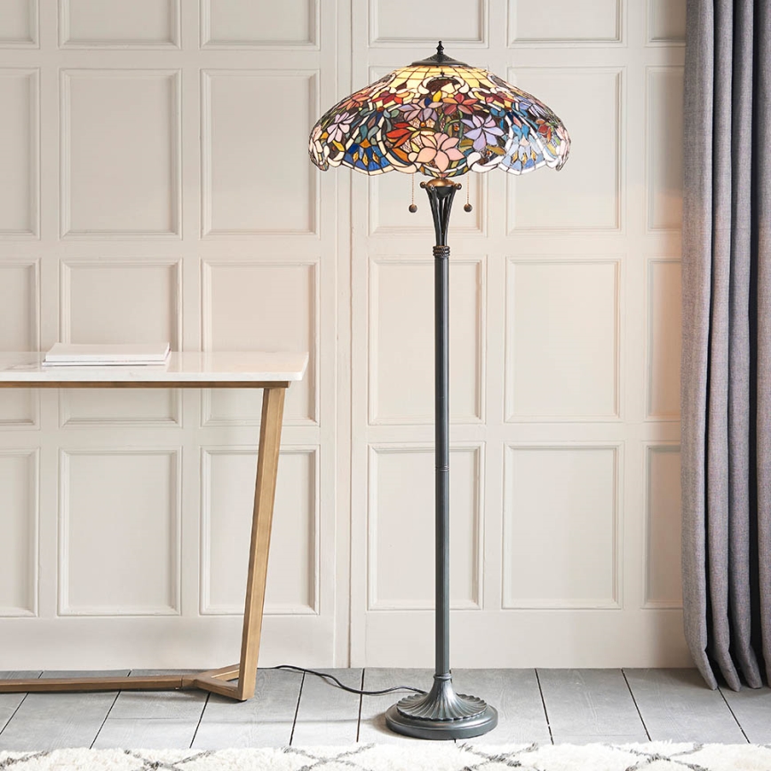 Endon 64323 - SULLIVAN lattiavalaisin, 2xE27/60W/230V, halkaisija 56 cm