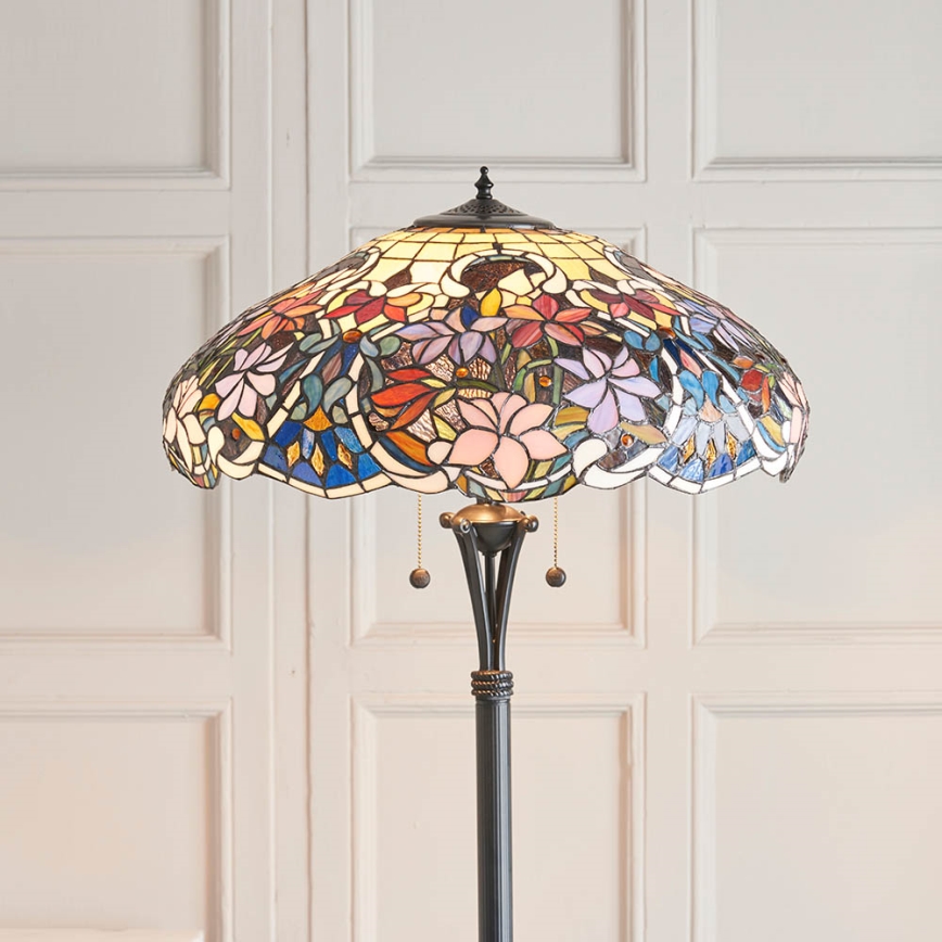 Endon 64323 - SULLIVAN lattiavalaisin, 2xE27/60W/230V, halkaisija 56 cm