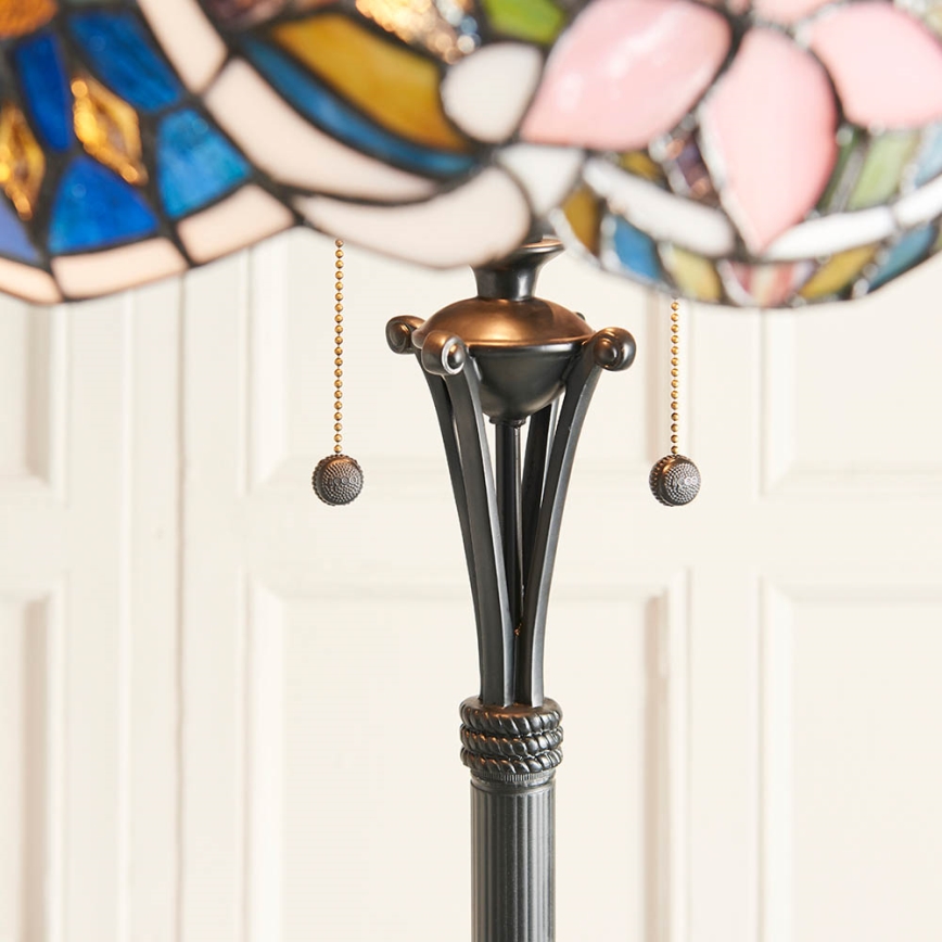 Endon 64323 - SULLIVAN lattiavalaisin, 2xE27/60W/230V, halkaisija 56 cm