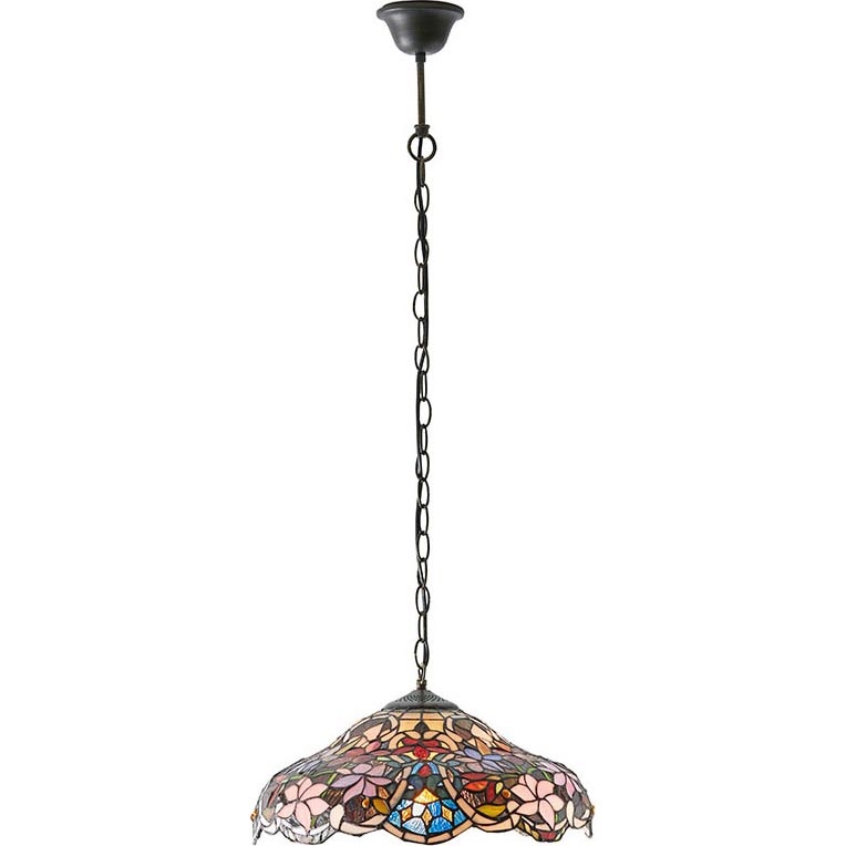 Endon 64325 - SULLIVAN-kattokruunu ketjulla 1xE27/60W/230V, halkaisija 40 cm