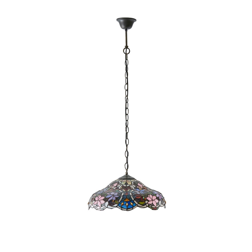 Endon 64325 - SULLIVAN-kattokruunu ketjulla 1xE27/60W/230V, halkaisija 40 cm