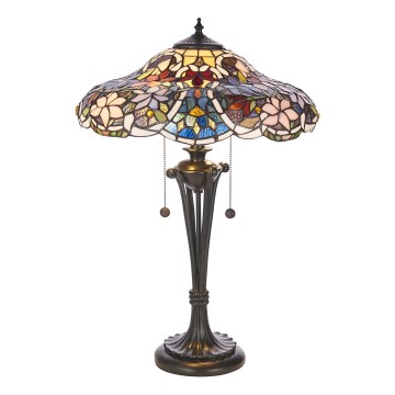 Endon 64326 - Pöytävalaisin SULLIVAN 2xE27/60W/230V halkaisija 40 cm