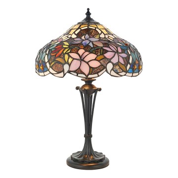 Endon 64327 - Pöytävalaisin SULLIVAN 2xE14/40W/230V halkaisija 30 cm